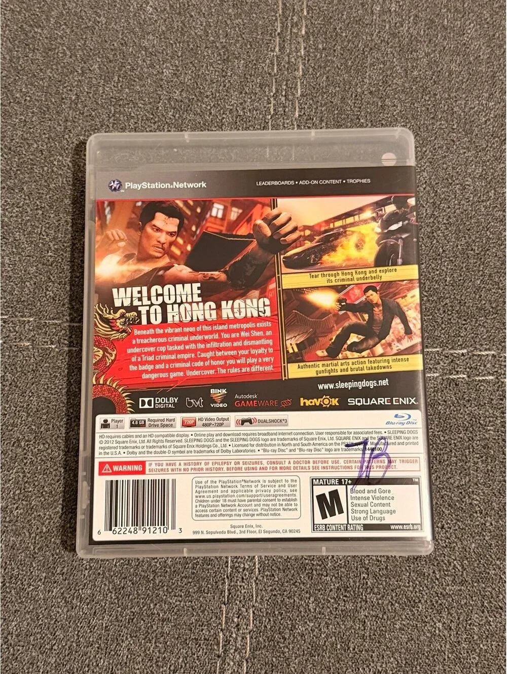 Sleeping Dogs for PlayStation 3
